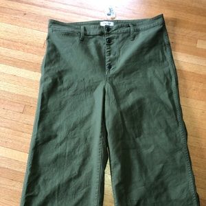 Army green Madewell Pants